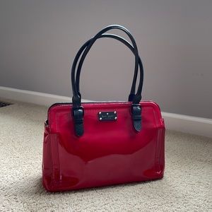 Red Patton Leather Kate spade handbags